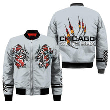 Load image into Gallery viewer, Chicago White Sox MLB Claws Bomber Jacket Apparel Gift For Fans L0411-06