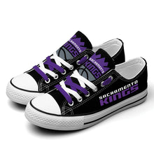 Load image into Gallery viewer, NBA Sacramento Kings Low Top Canvas Shoes Gift For Fans H0411