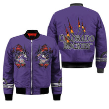 Load image into Gallery viewer, Colorado Rockies MLB Claws Bomber Jacket Apparel Gift For Fans L0411-09