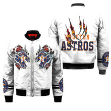Load image into Gallery viewer, Houston Astros MLB Claws Bomber Jacket Apparel Gift For Fans L0411-011