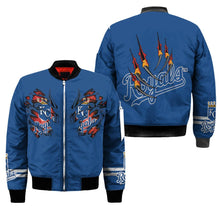Load image into Gallery viewer, Kansas City Royals MLB Claws Bomber Jacket Apparel Gift For Fans L0411-012