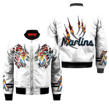 Load image into Gallery viewer, Miami Marlins MLB Claws Bomber Jacket Apparel Gift For Fans L0411-015