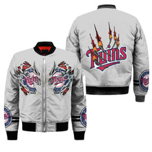 Load image into Gallery viewer, Minnesota Twins MLB Claws Bomber Jacket Apparel Gift For Fans L0411-017