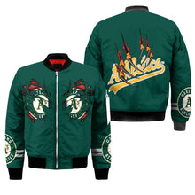Load image into Gallery viewer, Oakland Athletics MLB Claws Bomber Jacket Apparel Gift For Fans L0411-020