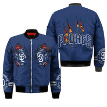 Load image into Gallery viewer, San Diego Padres MLB Claws Bomber Jacket Apparel Gift For Fans L0411-023