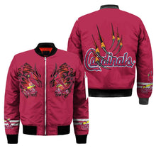 Load image into Gallery viewer, St Louis Cardinals MLB Claws Bomber Jacket Apparel Gift For Fans L0411-026