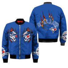 Load image into Gallery viewer, Toronto Blue Jays MLB Claws Bomber Jacket Apparel Gift For Fans L0411-029