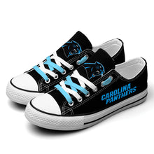 Load image into Gallery viewer, NFL Carolina Panthers Low Top Canvas Shoes Gift For Fans H3010
