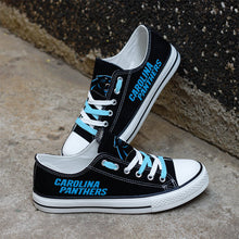 Load image into Gallery viewer, NFL Carolina Panthers Low Top Canvas Shoes Gift For Fans H3010