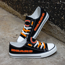 Load image into Gallery viewer, NFL Chicago Bears Low Top Canvas Shoes Gift For Fans H3010