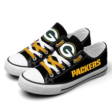 Load image into Gallery viewer, NFL Green Bay Packers Low Top Canvas Shoes Gift For Fans H3010