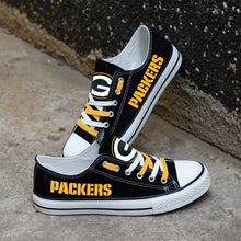 Load image into Gallery viewer, NFL Green Bay Packers Low Top Canvas Shoes Gift For Fans H3010