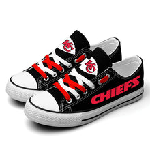 Load image into Gallery viewer, NFL Kansas City Chiefs Low Top Canvas Shoes Gift For Fans H3010