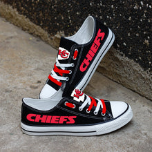 Load image into Gallery viewer, NFL Kansas City Chiefs Low Top Canvas Shoes Gift For Fans H3010