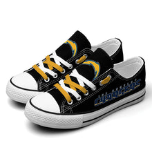 Load image into Gallery viewer, NFL Los Angeles Chargers Low Top Canvas Shoes Gift For Fans H3010