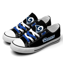 Load image into Gallery viewer, NFL Los Angeles Rams Low Top Canvas Shoes Gift For Fans H3010