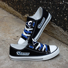 Load image into Gallery viewer, NFL Los Angeles Rams Low Top Canvas Shoes Gift For Fans H3010