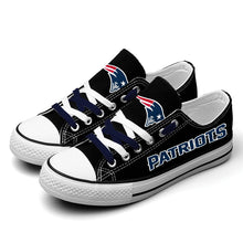 Load image into Gallery viewer, NFL New England Patriots Low Top Canvas Shoes Gift For Fans H3010