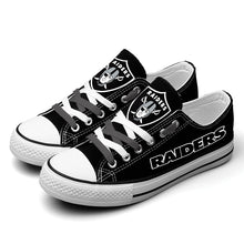 Load image into Gallery viewer, NFL Oakland Raiders Low Top Canvas Shoes Gift For Fans H3010