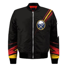 Load image into Gallery viewer, Buffalo Sabres NHL Black Bomber Jacket Apparel Gift For Fans L2910-10