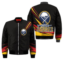 Load image into Gallery viewer, Buffalo Sabres NHL Black Bomber Jacket Apparel Gift For Fans L2910-10