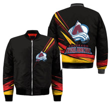 Load image into Gallery viewer, Colorado Avalanche NHL Black Bomber Jacket Apparel Gift For Fans L2910-06