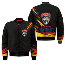 Load image into Gallery viewer, Florida Panthers NHL Black Bomber Jacket Apparel Gift For Fans L2910-01