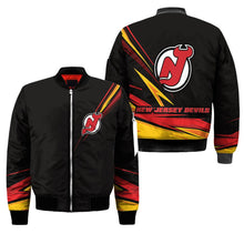 Load image into Gallery viewer, New Jersey Devils NHL Black Bomber Jacket Apparel Gift For Fans L2910-27