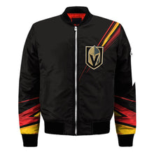 Load image into Gallery viewer, Washington Capitals NHL Black Bomber Jacket Apparel Gift For Fans L2910-16