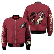 Load image into Gallery viewer, Arizona Coyotes NHL Bomber Jacket Apparel Gift For Fans L2910-28