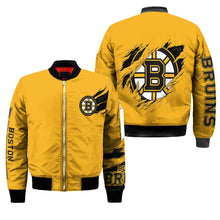 Load image into Gallery viewer, Boston Bruins NHL Bomber Jacket Apparel Gift For Fans L2910-27
