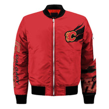 Load image into Gallery viewer, Calgary Flames NHL Bomber Jacket Apparel Gift For Fans L2910-25