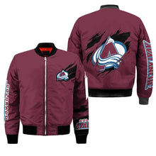 Load image into Gallery viewer, Colorado Avalanche NHL Bomber Jacket Apparel Gift For Fans L2910-22
