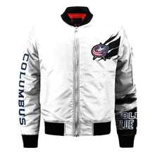Load image into Gallery viewer, Columbus Blue Jackets NHL Bomber Jacket Apparel Gift For Fans L2910-21
