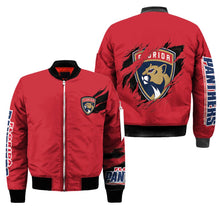 Load image into Gallery viewer, Florida Panthers NHL Bomber Jacket Apparel Gift For Fans L2910-18