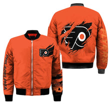Load image into Gallery viewer, Philadelphia Flyers NHL Bomber Jacket Apparel Gift For Fans L2910-09