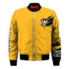 Load image into Gallery viewer, Pittsburgh Penguins NHL Bomber Jacket Apparel Gift For Fans L2910-08