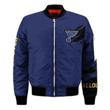 Load image into Gallery viewer, St. Louis Blues NHL Bomber Jacket Apparel Gift For Fans L2910-06