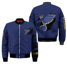 Load image into Gallery viewer, St. Louis Blues NHL Bomber Jacket Apparel Gift For Fans L2910-06