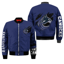 Load image into Gallery viewer, Vancouver Canucks NHL Bomber Jacket Apparel Gift For Fans L2910-03