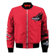 Load image into Gallery viewer, Washington Capitals NHL Bomber Jacket Apparel Gift For Fans L2910-02