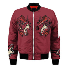 Load image into Gallery viewer, Arizona Coyotes NHL Claws Bomber Jacket Apparel Gift For Fans L0411-04
