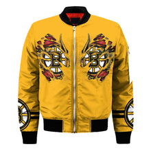 Load image into Gallery viewer, Boston Bruins NHL Claws Bomber Jacket Apparel Gift For Fans L0411-03