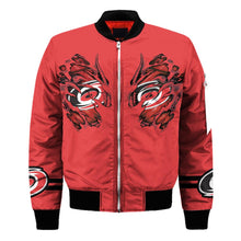 Load image into Gallery viewer, Carolina Hurricanes NHL Claws Bomber Jacket Apparel Gift For Fans L0411-31