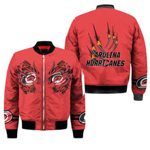 Load image into Gallery viewer, Carolina Hurricanes NHL Claws Bomber Jacket Apparel Gift For Fans L0411-31