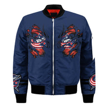 Load image into Gallery viewer, Columbus Blue Jackets NHL Claws Bomber Jacket Apparel Gift For Fans L0411-28