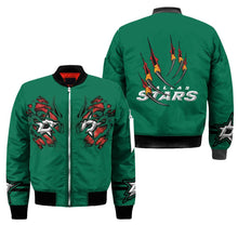 Load image into Gallery viewer, Dallas Stars NHL Claws Bomber Jacket Apparel Gift For Fans L0411-27