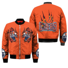 Load image into Gallery viewer, Edmonton Oilers NHL Claws Bomber Jacket Apparel Gift For Fans L0411-25