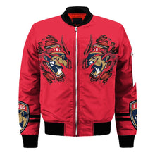 Load image into Gallery viewer, Florida Panthers NHL Claws Bomber Jacket Apparel Gift For Fans L0411-24