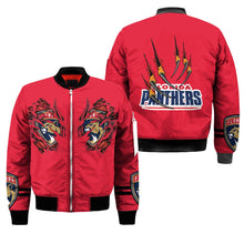 Load image into Gallery viewer, Florida Panthers NHL Claws Bomber Jacket Apparel Gift For Fans L0411-24